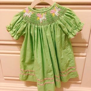 Smocked Unicorn Dress
